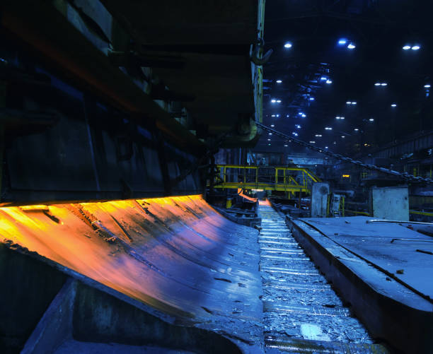 istock Hot metal machine shop 1000794780