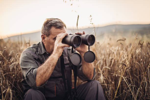 istock Farmer in a field examining crop 1000819574