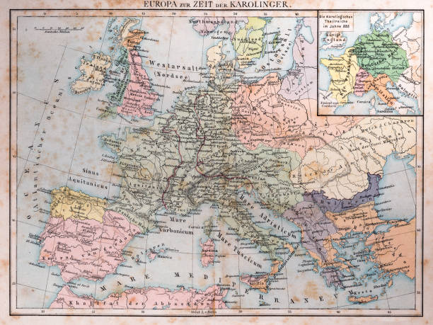 istock Europe at the time of the Carolingians 1000820108