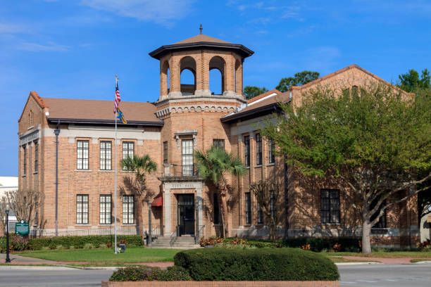 Auburndale Florida City Hall stock photo