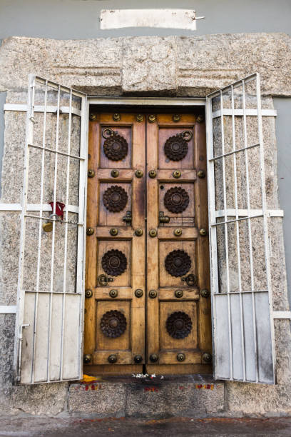 istock Chamundi Hills temple closed gate in Mysore, India 1000853958