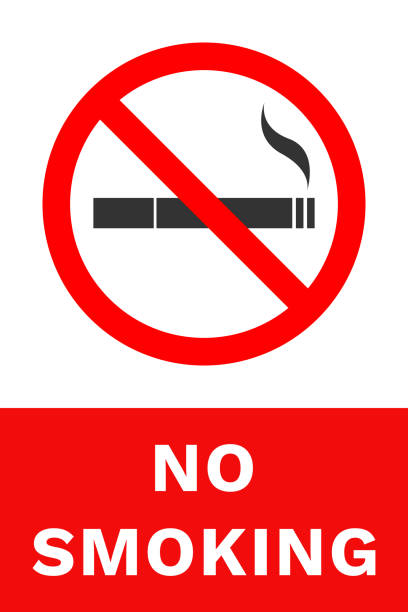 illustrations, cliparts, dessins animés et icônes de aucun signe de fumer. vector - no smoking sign smoking sign cigarette