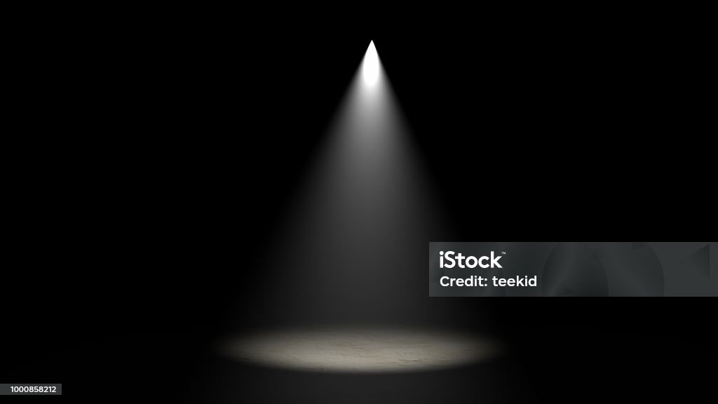 Stage Light CGI Lighting Equipment Spotlight Stock Photo