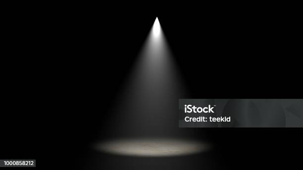 Stage Light Cgi Lighting Equipment Stock Photo - Download Image Now - Spotlight, Lighting Equipment, Stage - Performance Space