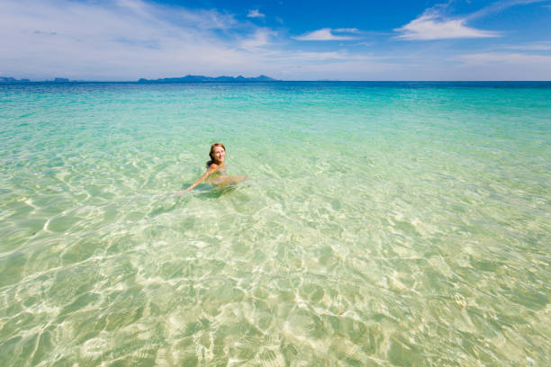 istock Tourist on Koh Kradan island 1000893240