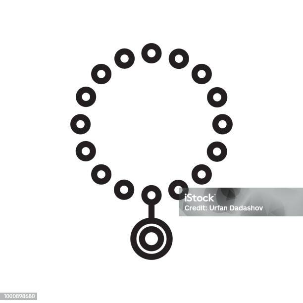 Colliers Vector Collier Icône Vector Signe Et Le Symbole Isolé Sur Blanc Backgroun ...
