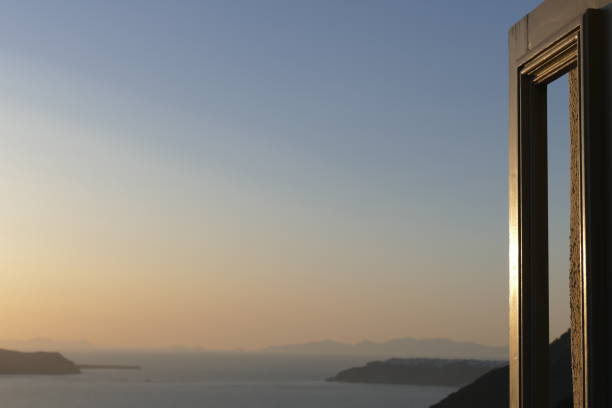 istock Sunset in Thira, Santorin island, Greece 1000905612