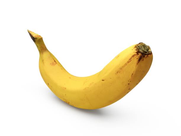 istock 3D Rendering Banana Isolated on white Background 1000908168