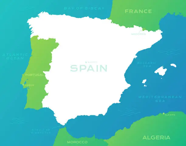 Vector illustration of Spain