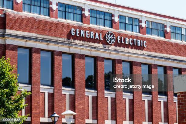 Former General Electric Lighting Factory Financial Troubles Have Forced Ge To Seek Buyers For Several Divisions Including Lighting And Healthcare Iv Stock Photo - Download Image Now