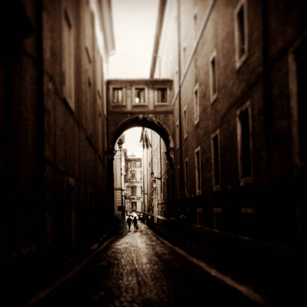 istock Romantic walks in the streets of Rome 1000941588