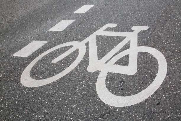 istock Bike Lane Sign 1000946014