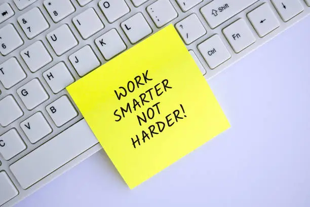 Photo of Work Smarter Not Harder Quote