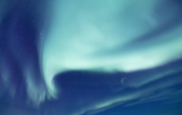 istock Northen light as a background. Beautiful natural landscape in the Norway 1000955820