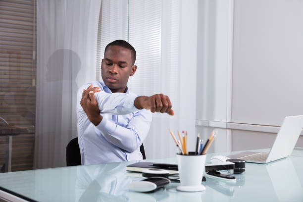 istock Businessman Relaxing In Office 1000962750
