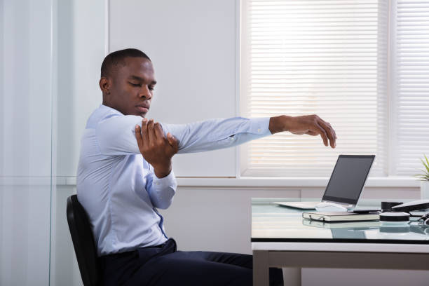 istock Businessman Relaxing In Office 1000962760