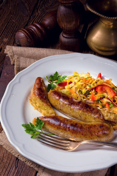 istock Potato sausage from grated potatoes and pork 1001011370