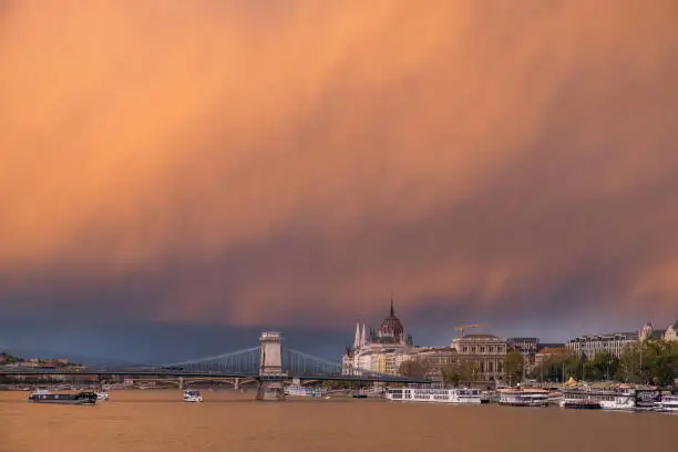 Above Budapest, desert sand was wind blown. This was due to this strange phenomenon.