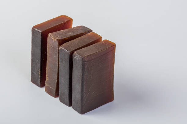 istock Hand made soap.  Bitter almond soap. 1001016362
