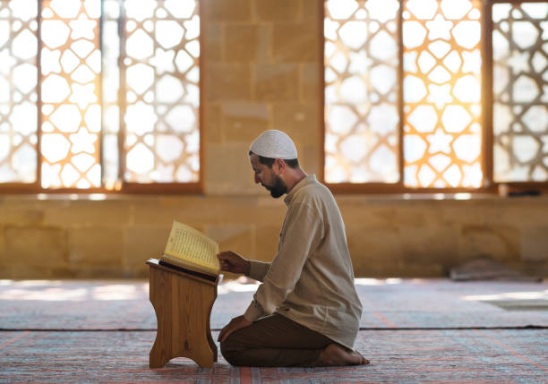 istock Muslim man is praying in mosque 1001021174