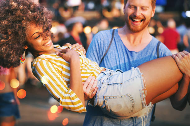 istock Friends having fun at a concert. 1001096984