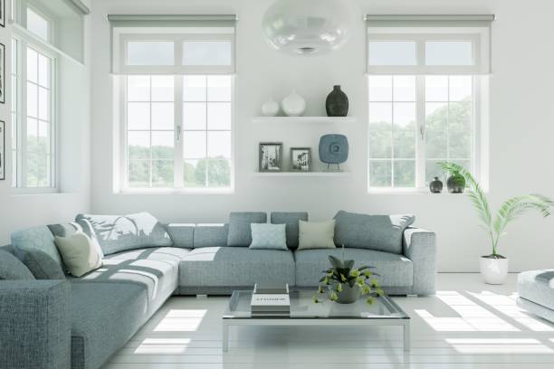 istock modern white living room interior design 1001117180
