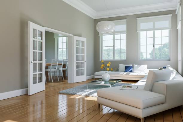 istock modern white living room interior design 1001117326