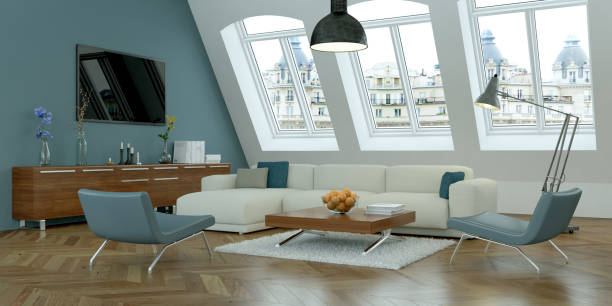 istock modern bright skandinavian interior design living room 1001127194