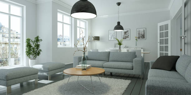 istock modern bright skandinavian interior design living room 1001130682