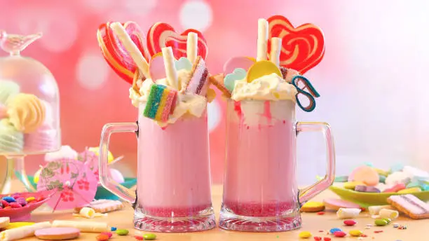 Photo of Popular trend strawberry freak shakes milkshakes