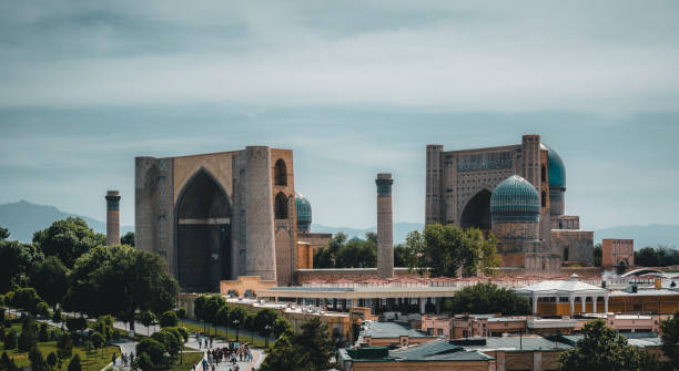 istock Bibi Khanum Mosque in Samarkand Uzbekistan 1001159326