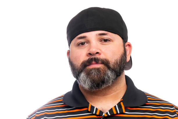 istock Mid adult man looking at the camera on white background 1001168430