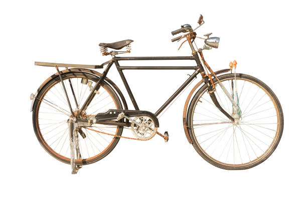 istock Retro bike,isolated on white background with clipping path. 1001185100