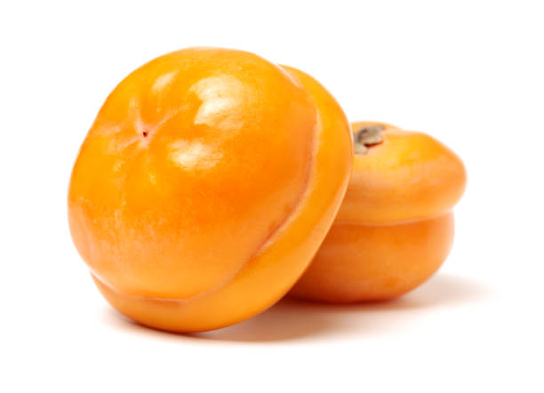istock Persimmon persimmon persimmon in Japan isolated on the white background 1001190342