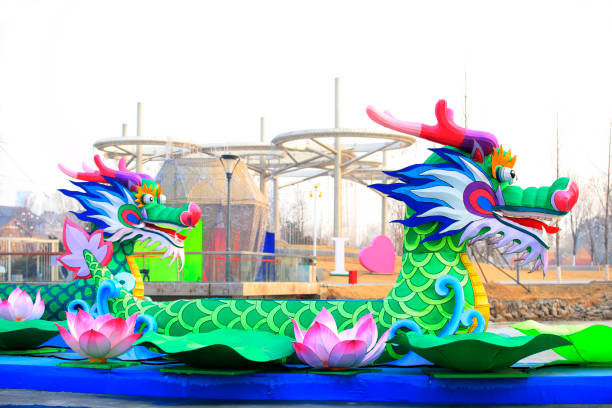 istock dragon at chinese lantern festival 1001201788