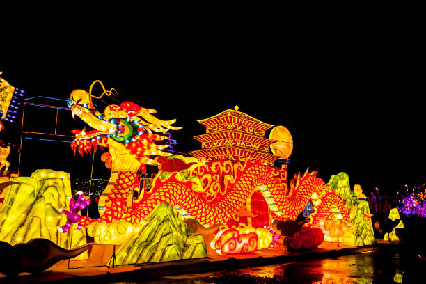 istock dragon at chinese lantern festival 1001201790