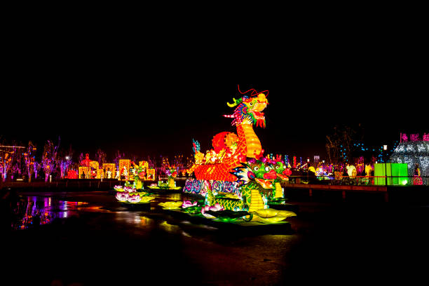 istock dragon at chinese lantern festival 1001201836