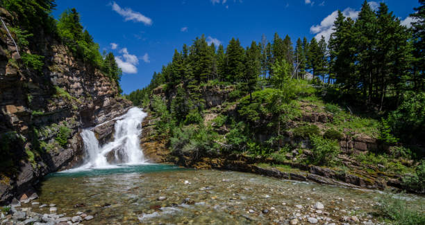 istock Waterton Falls in Waterton National Park 1001201982