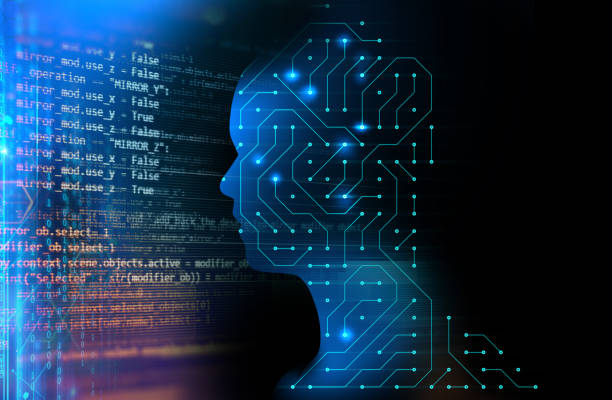 istock silhouette of virtual human on circuit pattern technology 3d illustration 1001204436