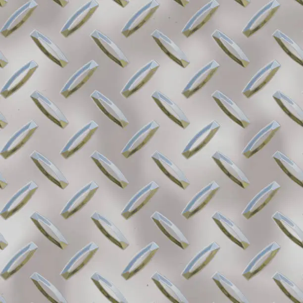 Photo of Silver Metal Plate Seamless Texture