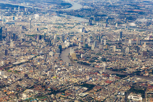 istock City top view look from airplane 1001230012