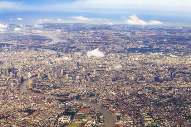 istock City top view look from airplane 1001231548