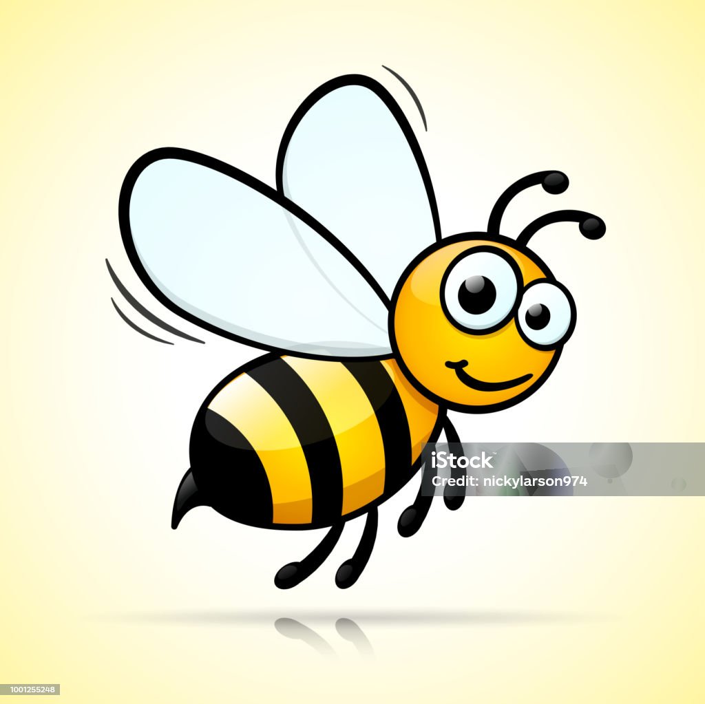 bee design on white background - Royalty-free Abelha arte vetorial
