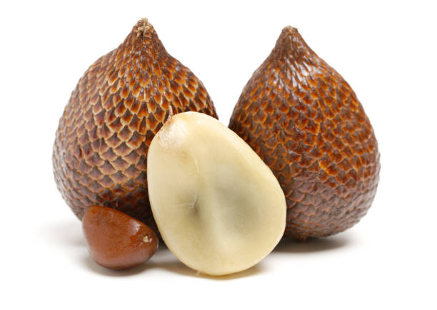 Snake fruit or Salak  isolated on white background