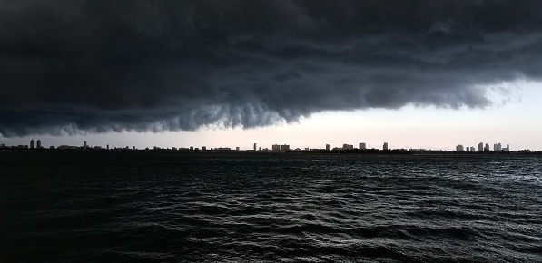 Storm front coming to the city