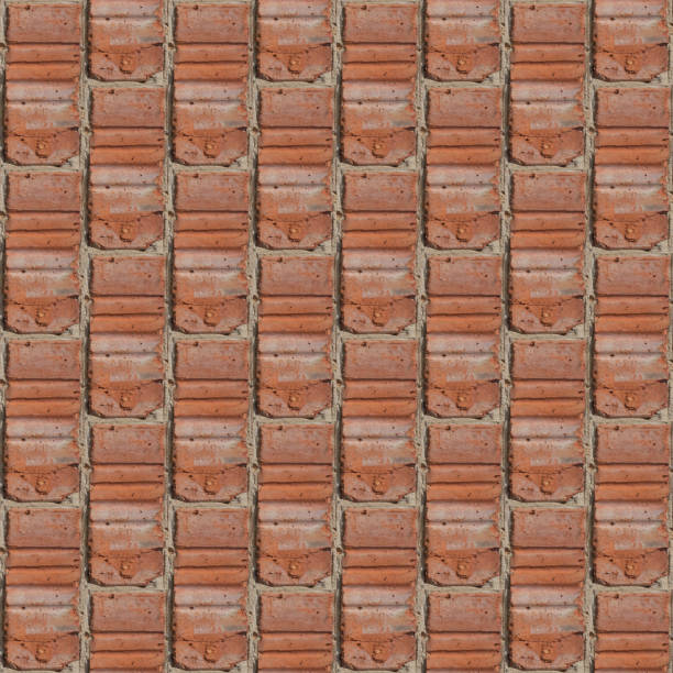 istock Seamless pattern of fragment of red stone wall 1001267752