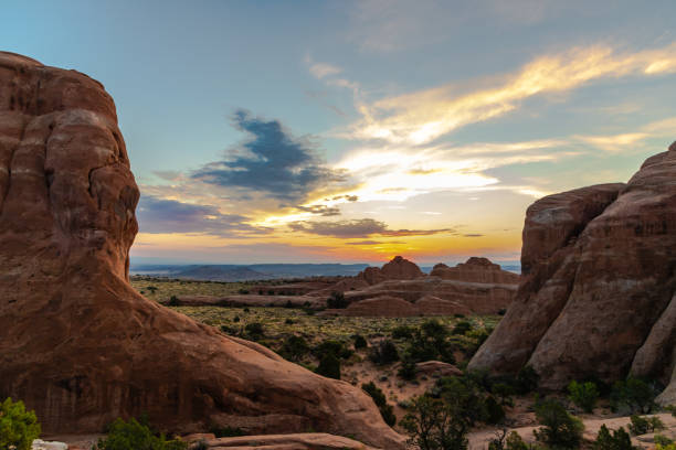 istock Sunrise in Arches National Park 1001289528