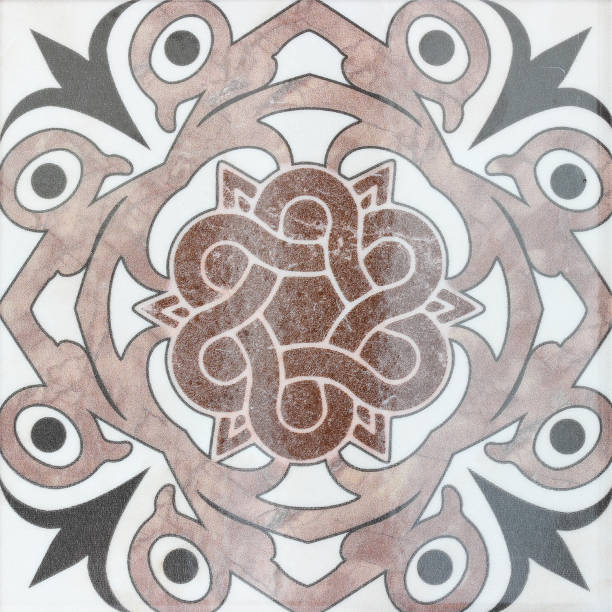 istock Beautiful ceramic tiles patterns handcraft from thailand In the park public. 1001289696