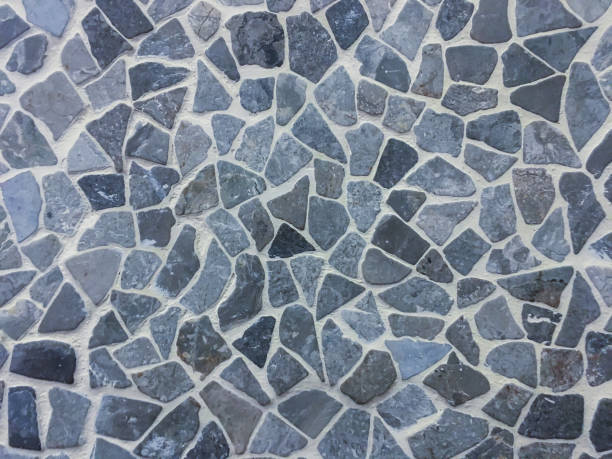 テクスチャ スレートの敷石 - stone paving stone patio driveway ストックフォトと画像