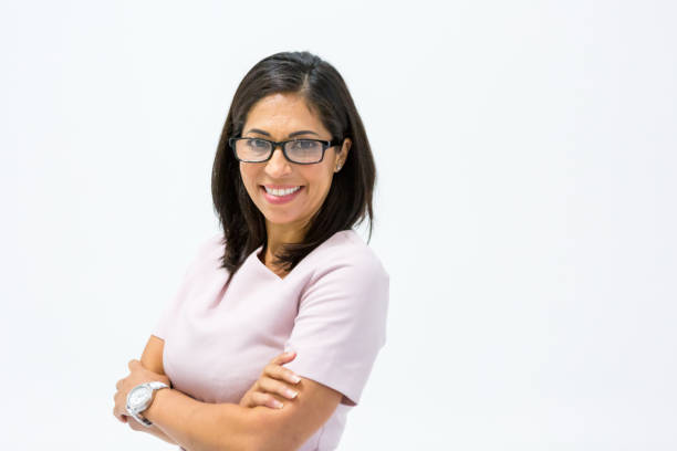 istock Young smiling business woman 1001294686